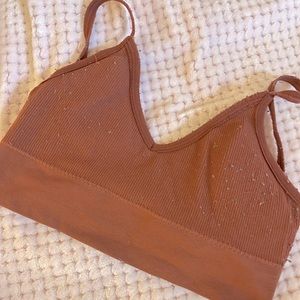 Open Back Cute Sports Bra/Top